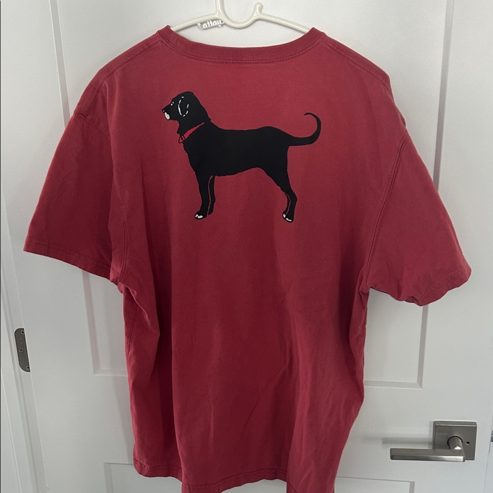 The Black Dog Cranberry Short Sleeve Logo Tee Large - Picture 4 of 4